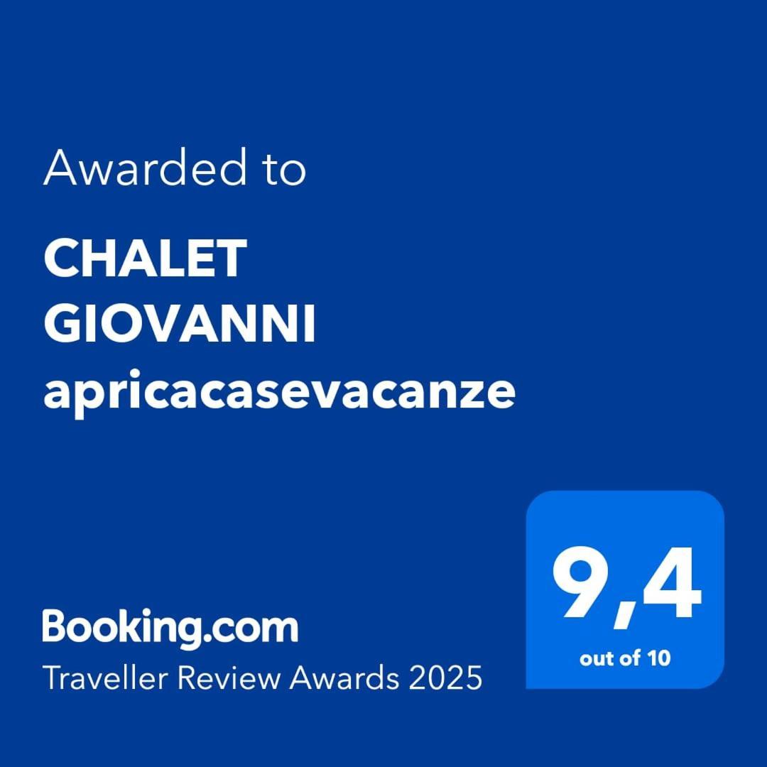 Chalet Giovanni Apricacasevacanze Extérieur photo